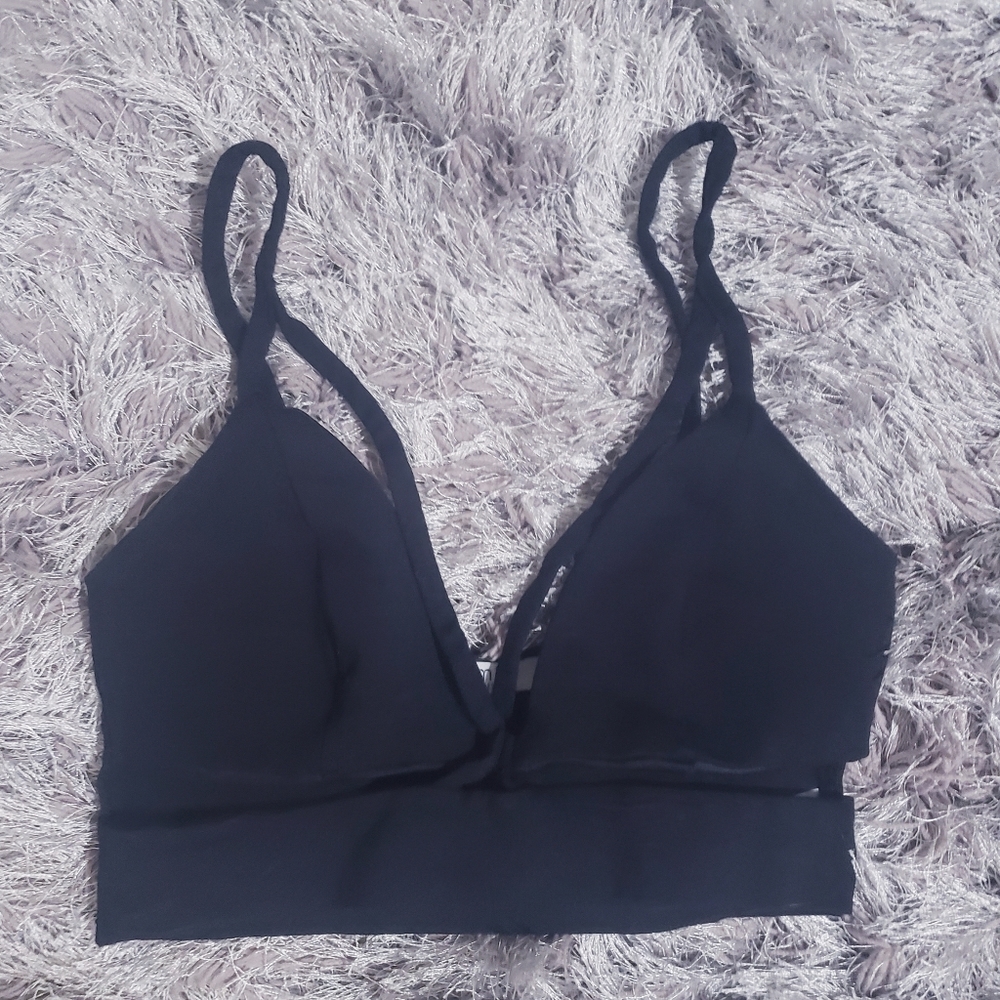 Solemio Black Bralette Small